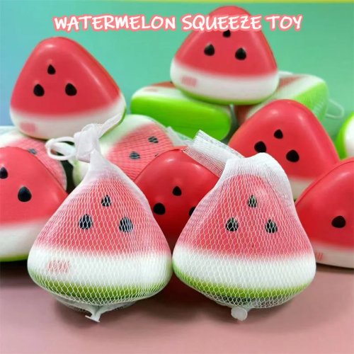 ของเล่นคลายเครียด Squishy แตงโม – นุ่ม ฟื้นตัวช้า บรรเทาความเครียด