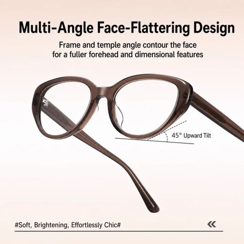 Gafas de mujer estilo ojo de gato transparentes retro Y2K – Gafas decorativas que bloquean la luz, venta al por mayor