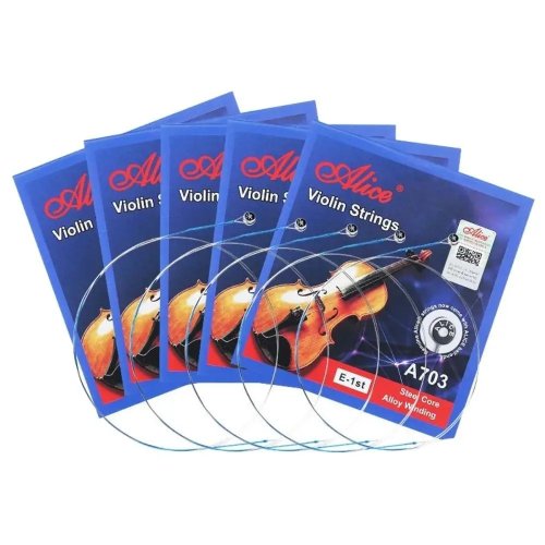 Dây đàn violin Alice A703 4/4 3/4 1/2 1/4 1/8 - Dây thay thế bằng niken E A D G cho nghệ sĩ violin