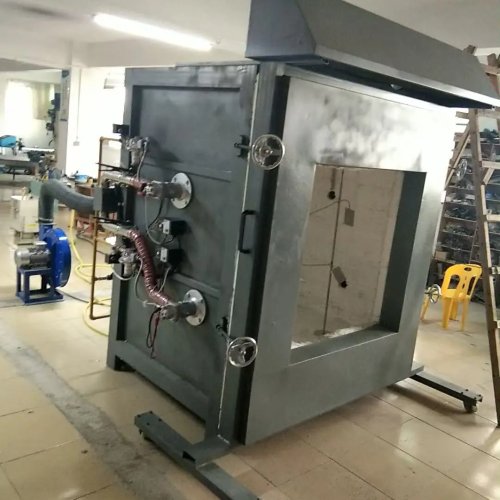 Forno vertical de ensaio de resistência ao fogo BS 476 para construção e materiais