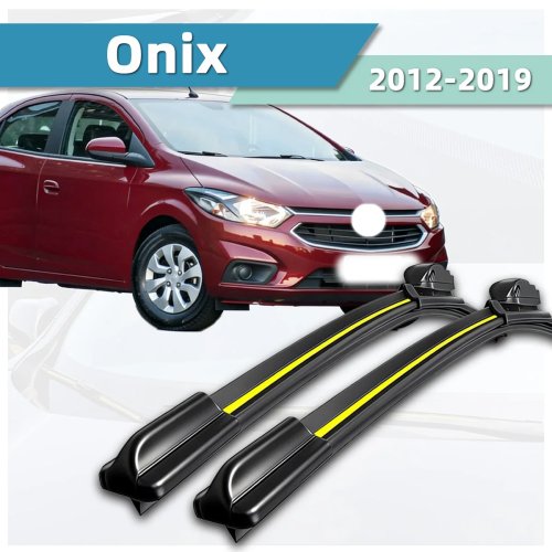 Wiper Mobil Chevrolet Onix (2012-2019) - Karet Alami, Tanpa Tulang, Senyap, Wiper Kaca Depan