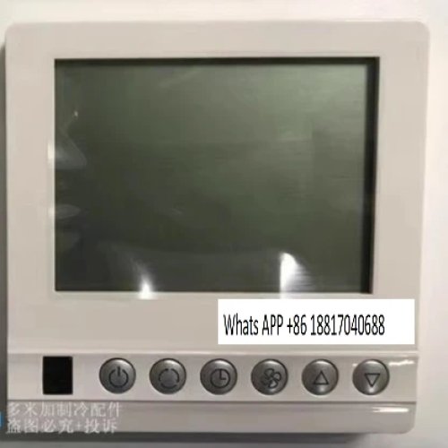 Termostato, panel de control de aire acondicionado, interruptor de temperatura para fan coil AC8100