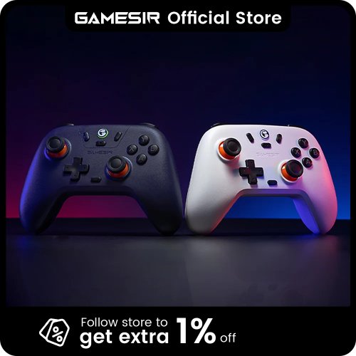 GameSir Nova Lite Gamepad com Efeito Hall para Nintendo Switch, iPhone, Android, telemóvel e PC