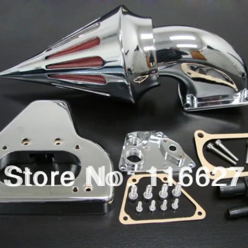 Хромований повітряний фільтр впуску з шипами для Honda VTX 1800 2002-2009 Новий