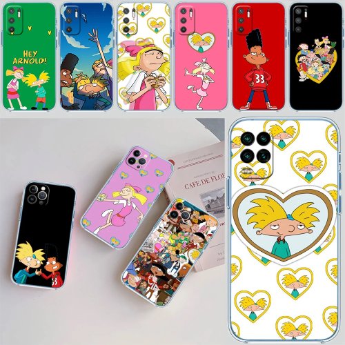 เคสใส Hey Arnold สำหรับ Samsung Galaxy A04 A04S A14 A23 A34 A54 M23 M33 M52 M53