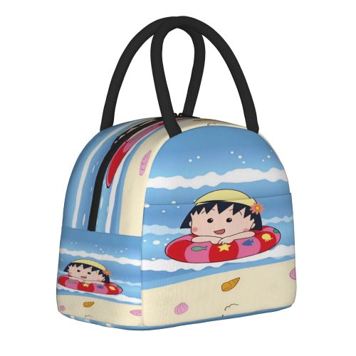 Chibi Maruko Chan Brotzeitbox für Kinder - Isolierte Kühltasche, tragbare Lunchtasche