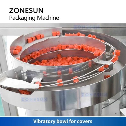 ZONESUN Macchina automatica di riempimento e tappatura per liquidi in buste con beccuccio, rotativa per confezioni Doypack di succo