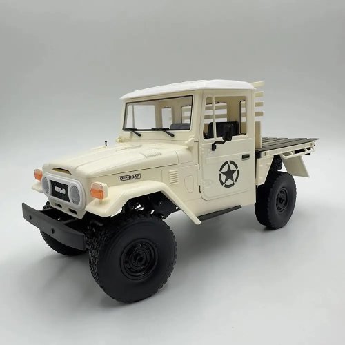 1/16 RC Crawler 4WD Pickup Truck, Off-Road Remote Control Car with LED Lights, 2.4GHz, Hobby Grade, Ready to Run