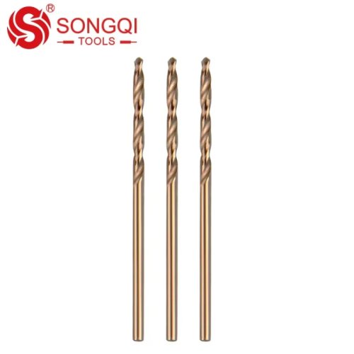Mini broca helicoidal de cobalto M35 para acero inoxidable, SONGQI
