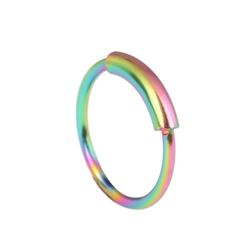 Brinco de aço cirúrgico, argola para helix, anel para nariz, acessório de moda