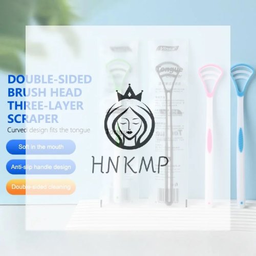 Siliconen tongschraper, 1 stuk, ergonomisch ontwerp voor een complete mondhygiëne, perfect voor dagelijks gebruik