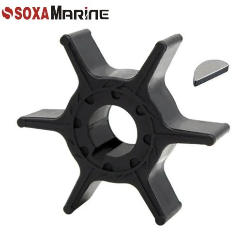 Waterpompwaaier met sleutel voor Yamaha 2-takt buitenboordmotor 9.9PK 15PK