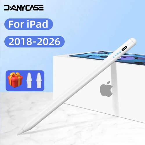 Rysik do iPada z wykrywaniem dłoni, kompatybilny z Apple Pencil 2, do iPad Pro 11/12.9, Air, Mini (2018-2026)