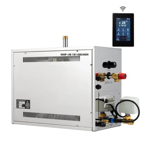 Розкішний генератор пари для сауни 6KW Smart WiFi для парової ванни, хамама, турецької лазні – керування з застосунку