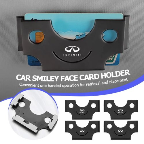 Hộp đựng thẻ ô tô Infiniti - Hộp lưu trữ di động có đế dán cho FX35 QX60 QX70 QX80 QX50 QX30 Q70L Q60 Q50 Q60S