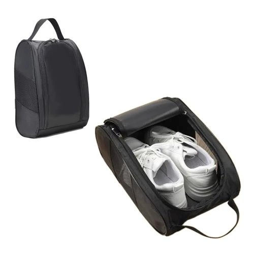 Borsa porta scarpe da golf portatile in tessuto Oxford, traspirante, leggera, antipolvere, per scarpe da tennis e calcio