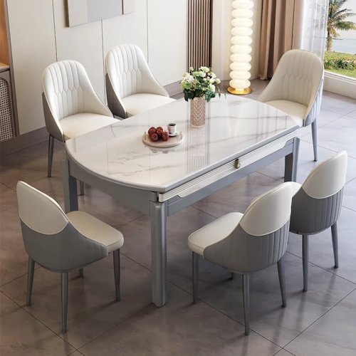 Ausziehbarer Esstisch – Modernes Nordisches Design, Luxus
