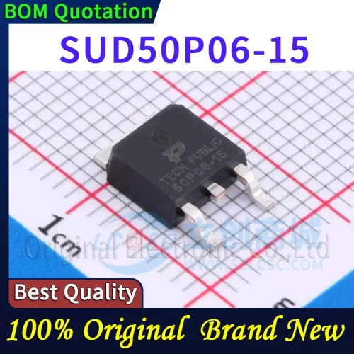 Transistor MOSFET SUD50P06-15