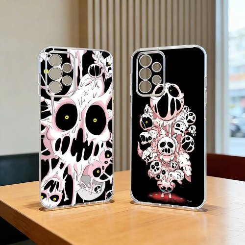 Casing HP Transparan Silikon Soft The Binding of Isaac untuk Samsung Galaxy S20 S21 S22 S23 S24 S25 Ultra Plus FE Lite