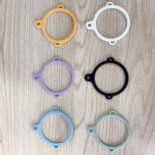 Anello in plastica a 3 fori per bottiglia d'acqua, per bocca larga, maniglia di trasporto, accessorio da viaggio