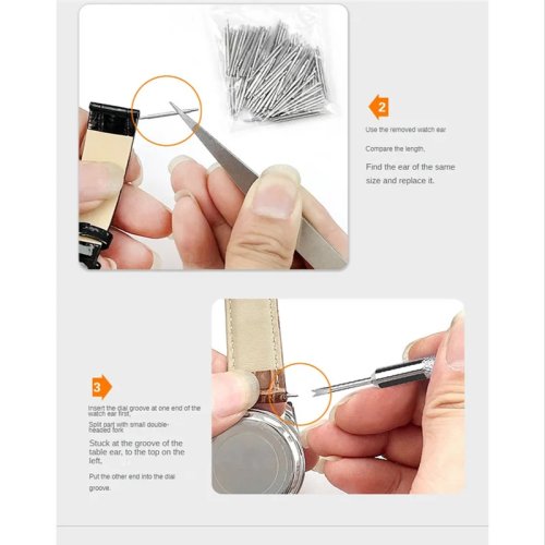 ABAG Kit Perbaikan Jam Tangan - Alat Pembuka Tautan, Press, dan Ganti Baterai