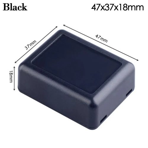 黒色防水DIY電子工作用プロジェクトケース