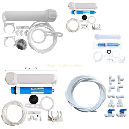 Casing Membran RO D0AB 1812/2012 untuk Sistem 75 GPD dengan Fitting dan Check Valve