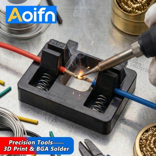 Suporte de fio de solda ajustável com ventosa, braçadeira de mesa para soldadura, ferramentas de soldadura