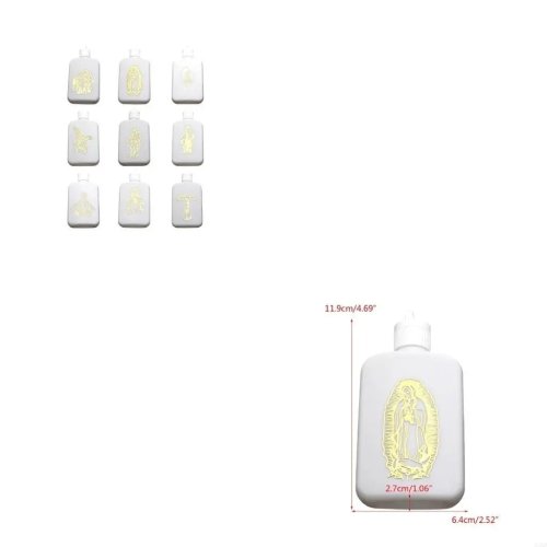 Bouteille d'eau bénite 100ml 62KD, cadeau religieux pour la maison, fête, anniversaire