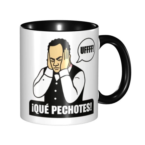 Taza de cerámica personalizada de Antonio Recio - para té, leche y café