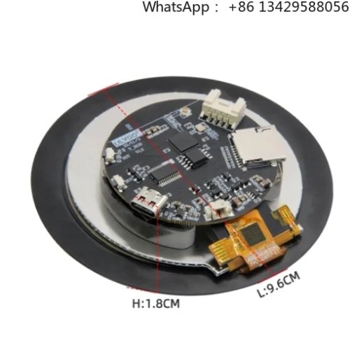 T-RGB ESP32-S3 2,8 inch LCD Touch Ronde Display, ST7701S Scherm, ESP32-S3R8 Ontwikkelingsbord met WiFi, Bluetooth, TF-kaartsleuf