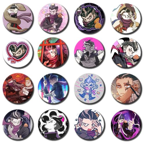 Badge Danganronpa Gundham Tanaka - Bros Pin Karakter Anime untuk Tas, Hiasan Kerah, Hadiah untuk Teman