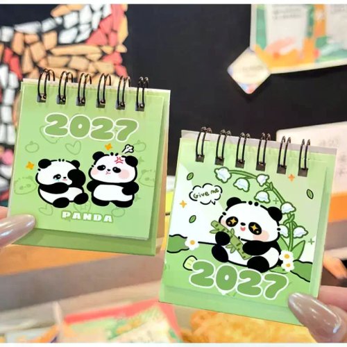 Lịch để bàn 2027 mini xách tay Lịch kế hoạch hàng ngày cho gia đình văn phòng trường học