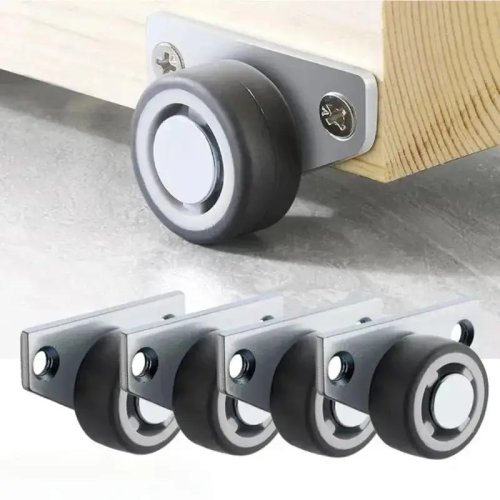 Rotelle laterali per cassetti resistenti all'usura (1/2/4 pezzi) – Ruote in nylon silenziose per mobili da cucina e casa