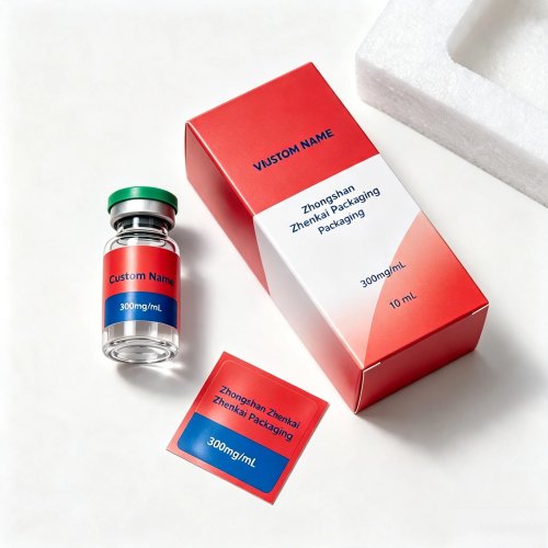 3ml/10ml 뷰티 바이알용 맞춤 방수 투명 비닐 스티커 – 펩타이드 라벨