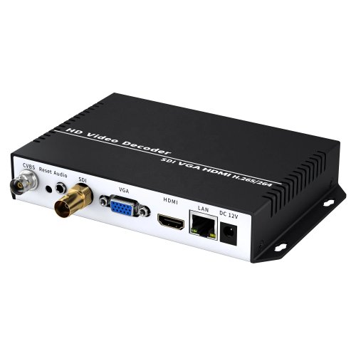 Décodeur vidéo 4K avec prise en charge SRT RTMP RTSP, Multi View SDI, sortie HDMI VGA, lecteur Topbox H.265/H.264