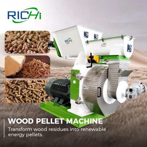 Machine à granulés de bois déchiqueteuse avec moteur Siemens – Presse à pellets 6mm