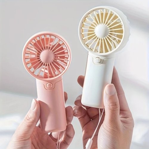 2026 Cute Mini Fan Portable Handheld Fan, Lightweight Pocket Size, Low Noise Small Electric Fan, Student Gift, Outdoor Fan