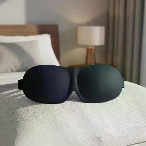 3D Adjustable Sleep Mask with Breathable Design - Blocks Light for Better Sleep, Unisex Comfort