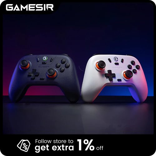 GameSir Nova Lite Controller mit Hall-Effekt-Sticks für Switch, iPhone, Android, PC, Steam