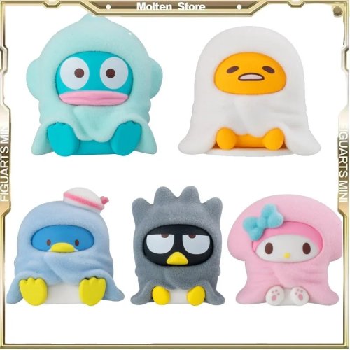 Bandai Gashapon My Melody HANGYODON Ornamento con forma de manta Figura de acción Juguete de colección Regalo