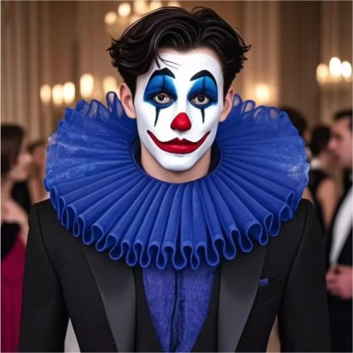 中世のラフ襟 ハロウィンパーティーやカーニバル、コスプレ、舞台上演用のコスチュームアクセサリー