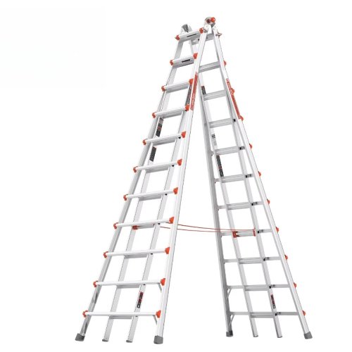 Telescopic Folding Thickened Aluminum Alloy Ladder 4m 5m 6m Industrial Safety Staircase