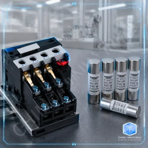 Núcleo de fusible de cerámica CHIMU INDUSTRIAL RT18-63 R016 32A 63A para base RT18-63 - Protección eléctrica industrial