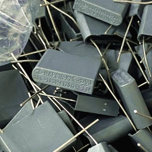 10/50/100uds Módulo condensador MKP61R X2 antiinterferencias 300V103M 120Ω 104M
