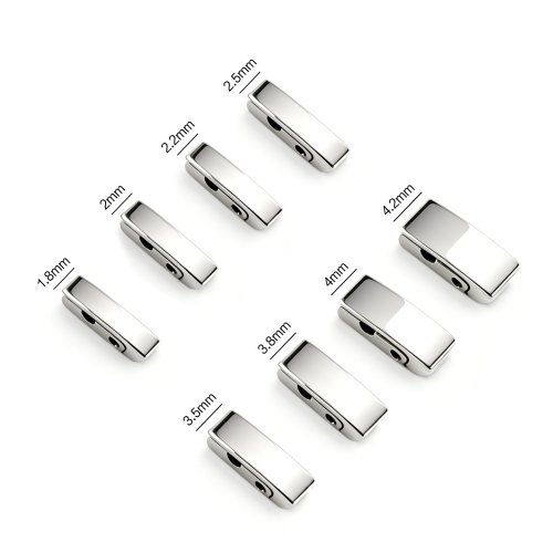 Edelstahl Karabinerhaken, Bulk 50/100/500 Stück, gemischte Größen 1.5-8mm, für DIY Schmuckherstellung