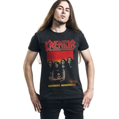 تيشيرت قطن مطبوع للجنسين من Pop Kreator – كم قصير، كاجوال، فينتاج لفصل الصيف