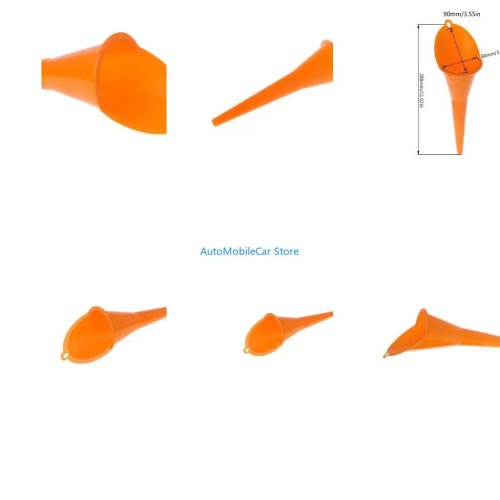 G8TE 28cm Long Stem Oil Funnel for Car & Motorcycle
