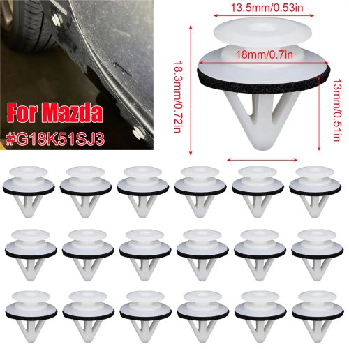 Clip voor deurpaneel, bevestiging onderste sierlijst, clips voor zijschort, G18K51SJ3 voor Mazda 2 3 5 6 CX-7 CX-9 MPV MX-5 Miata