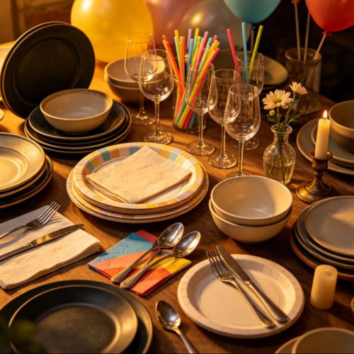 Boîte mystère d'articles de cuisine et de table soigneusement sélectionnés, accessoires de table assortis au hasard, redonnez facilement un coup de neuf à votre table